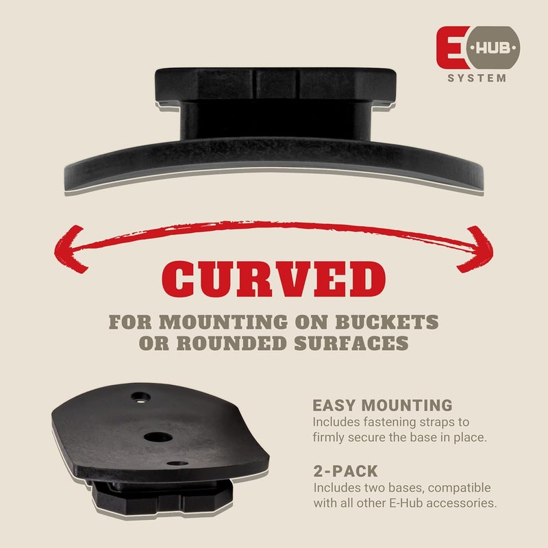 Eskimo ® E-Hub Bucket Base (2-Pack), Shelters, Black, Locking Connection, E-Hub System, 44616 - Image 5
